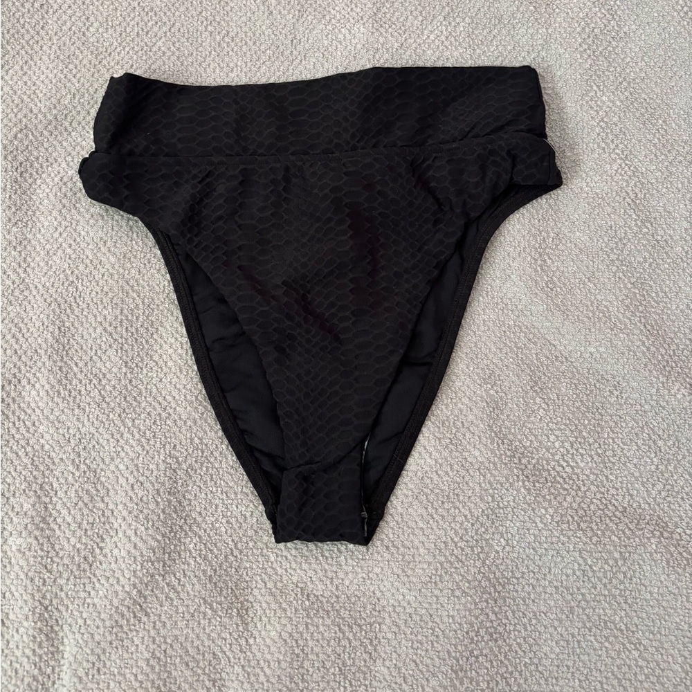 Seafolly Blach High Waisted Bikini Bottom Sz 10 NWOT | Seafolly Bikini Bottom -